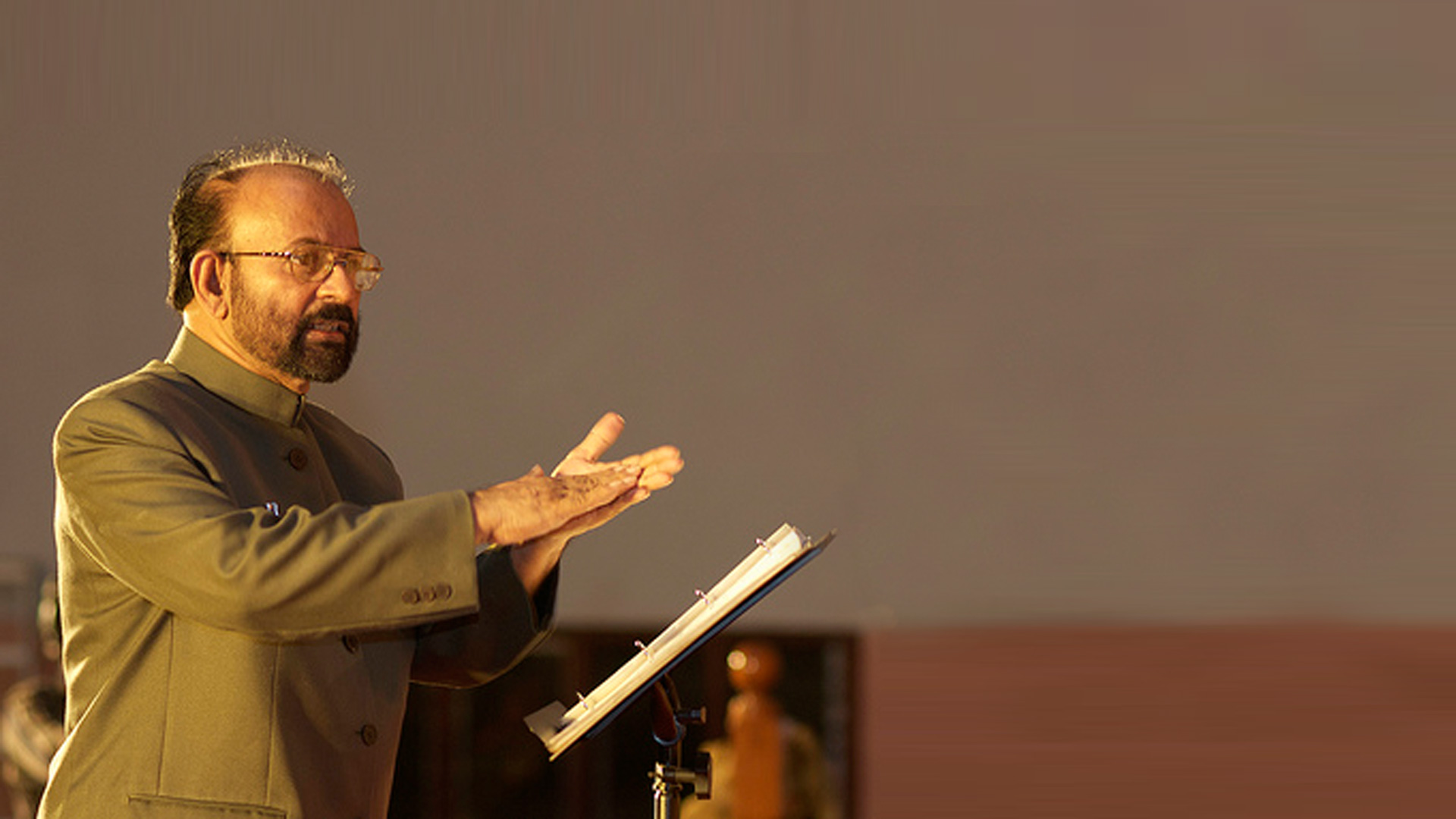 A learned musician and award-winning film music direcor